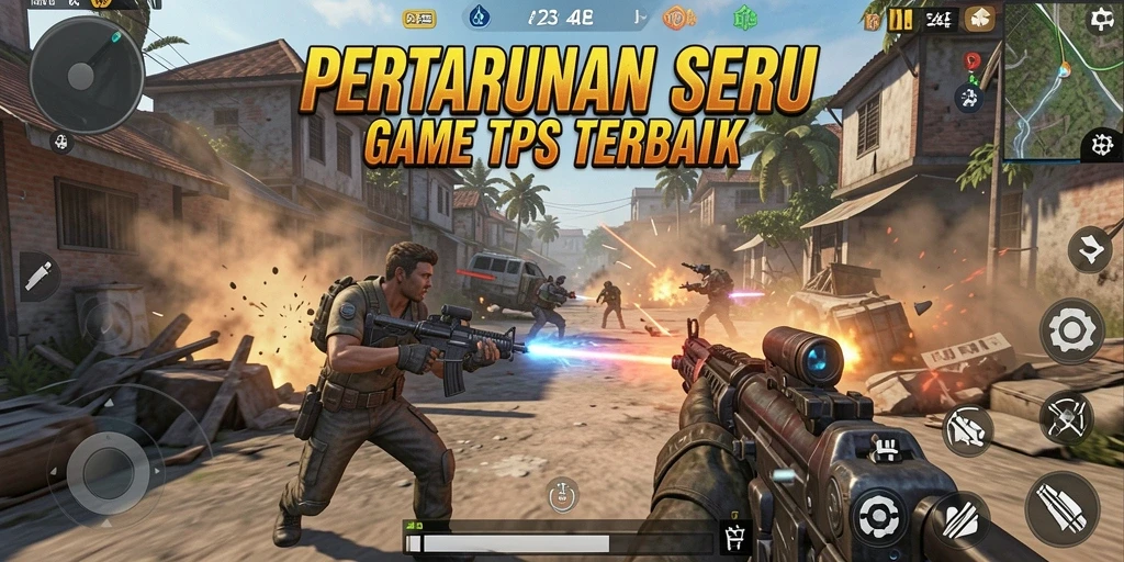 Tangkapan layar dari gameplay <strong>234E</strong> menunjukkan aksi pertempuran yang mendebarkan.