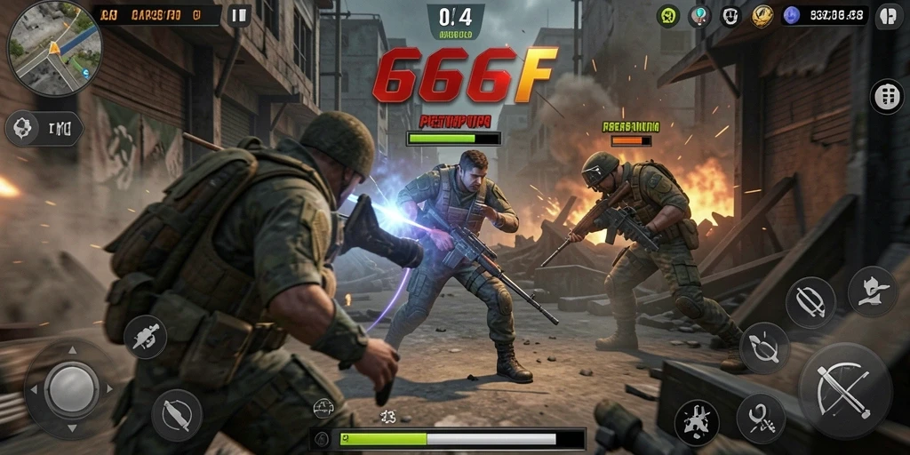 Gameplay seru dan menegangkan di 666F dengan grafis menawan.