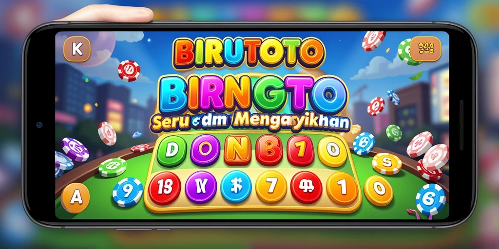 Tampilan gameplay BIRUTOTO yang mengasyikkan dan penuh warna.