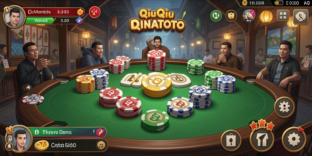 Gameplay QiuQiu yang seru dan menantang di DANATOTO.