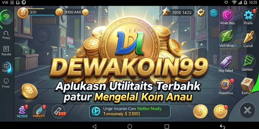 Tampilan antarmuka DEWAKOIN99 yang mudah digunakan dan informatif.