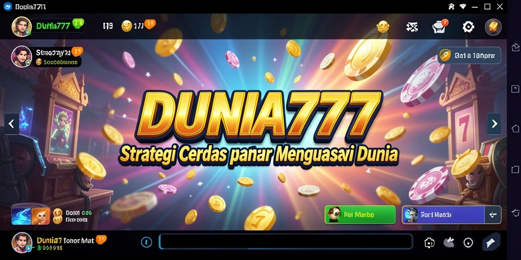 Gambaran gameplay menarik dalam DUNIA777, penuhi tantangan strategi.