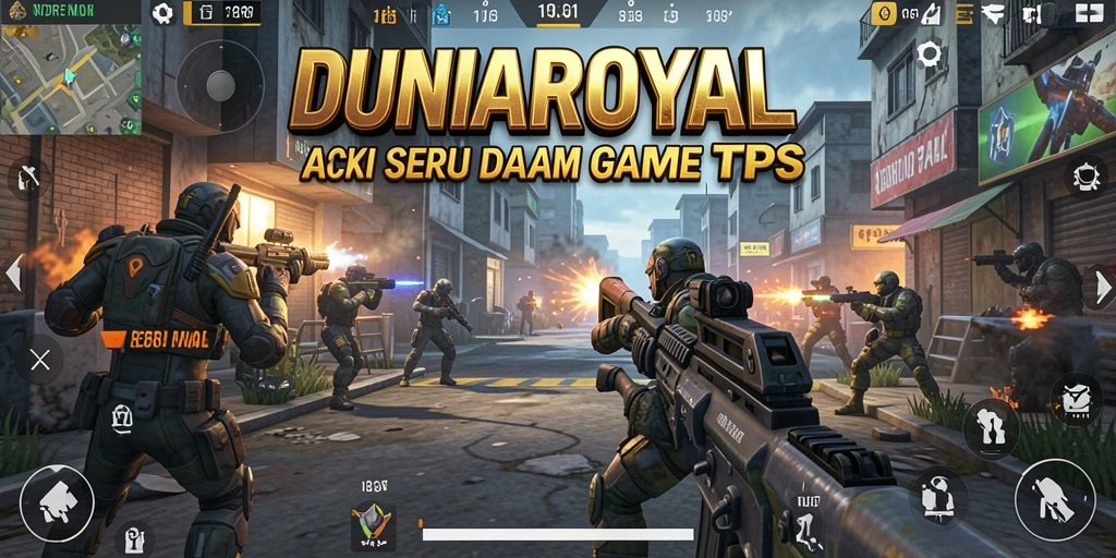 Gameplay seru dan mendebarkan dalam DUNIAROYAL.