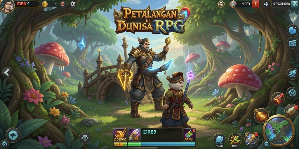 Tampilan gameplay yang seru dan penuh aksi dari IDR89.