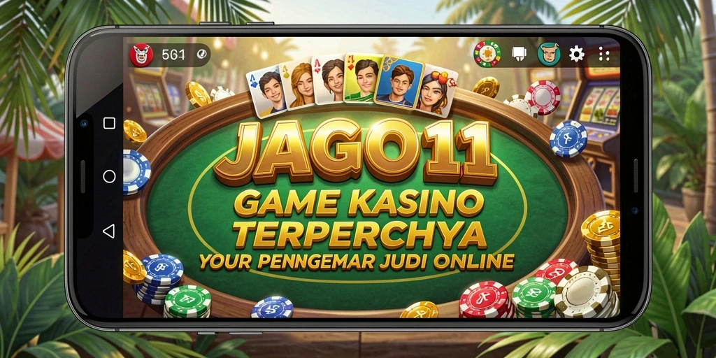Screenshot utama JAGO11 menampilkan gameplay kasino yang seru dan interaktif.