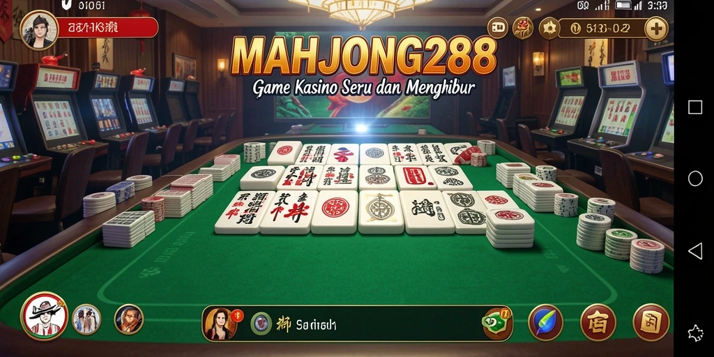 Tampilan gameplay seru di MAHJONG288 yang memikat hati.