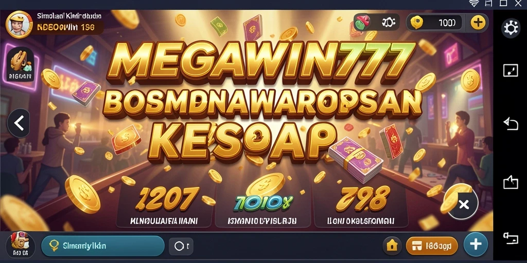 Tampilan gameplay menarik dari MEGAWIN777 dengan berbagai misi dan karakter.