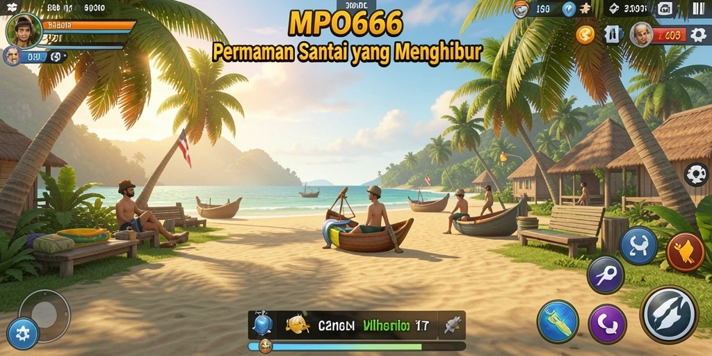 Tampilan gameplay MPO666 yang menghibur dan penuh warna.