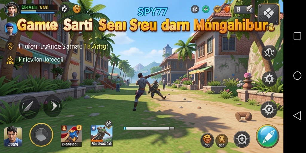 Tampilan gameplay seru dan menghibur dari SPY77.