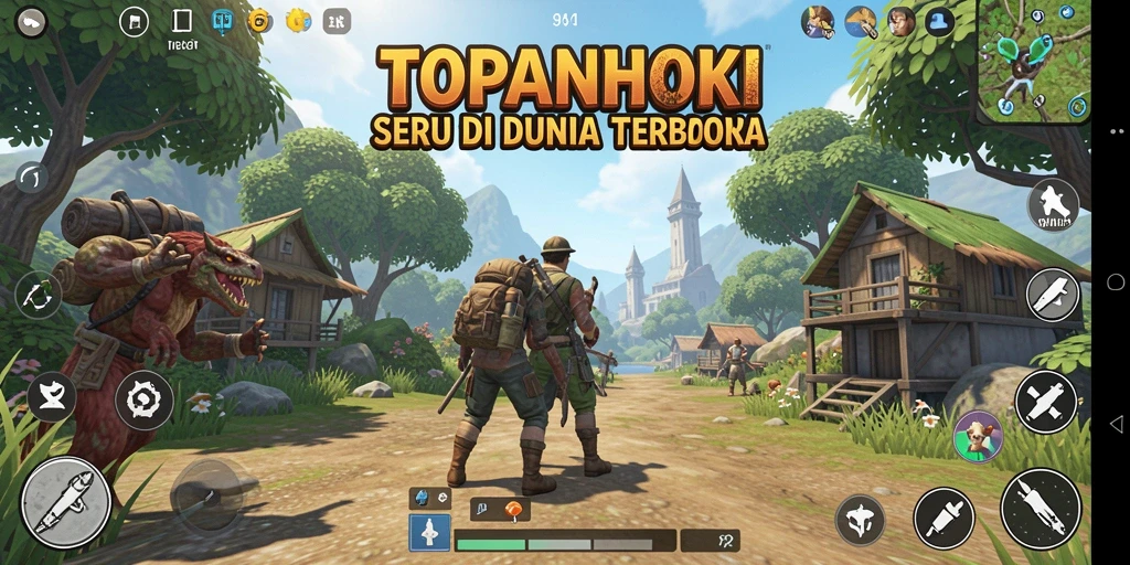 Tangkapan layar menampilkan gameplay seru dalam dunia Open World.
