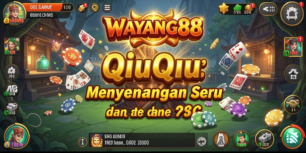 Tampilan gameplay QiuQiu yang menarik di WAYANG88.